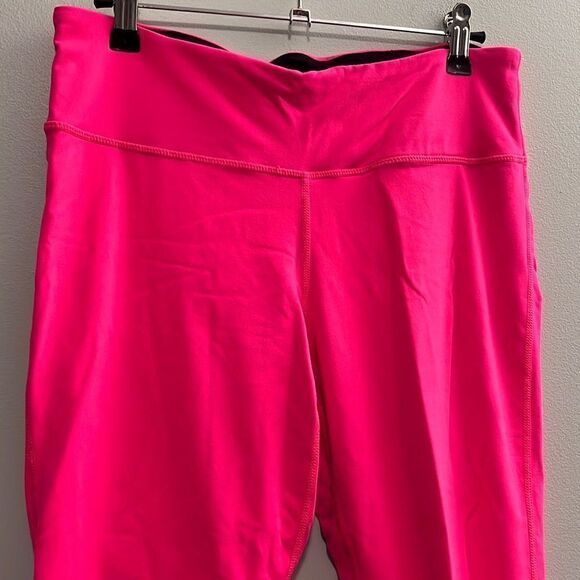 90 Degree By Reflex Women's Pink Hi Rise Work Out Leggings - Picture 2 of 5